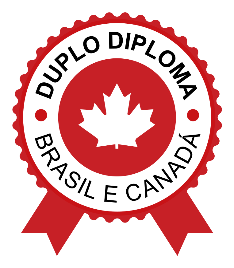 Selo Duplo Diploma Brasil e Canadá